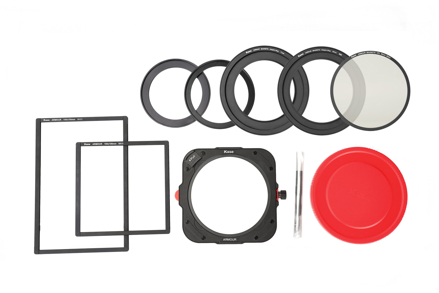 Juego de portafiltros ARMOUR incl. filtro polarizador y 2 marcos