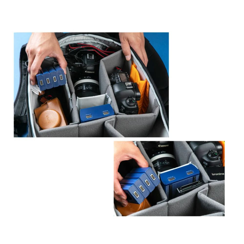 Adaptador de base de carga para cargadores Bronine de 2 y 4 puertos