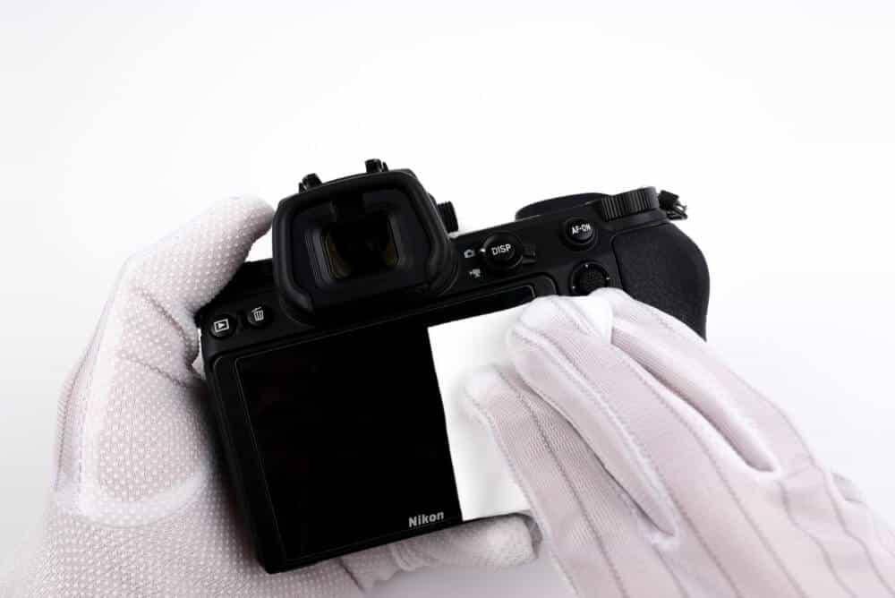 Set di pulizia per obiettivo con filtro e sensore della fotocamera