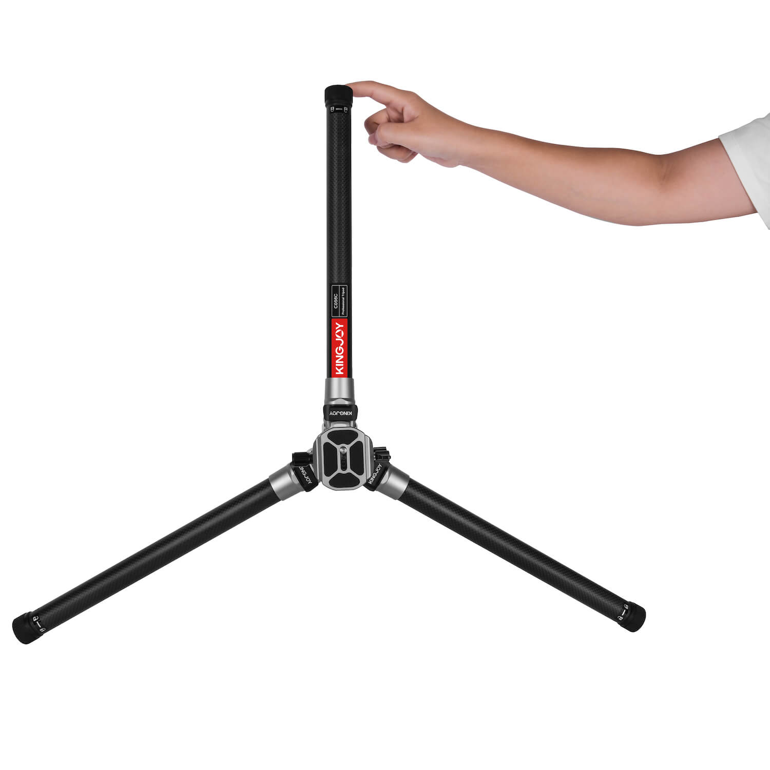 Trípode de viaje C56C de carbono sin cabezal de trípode