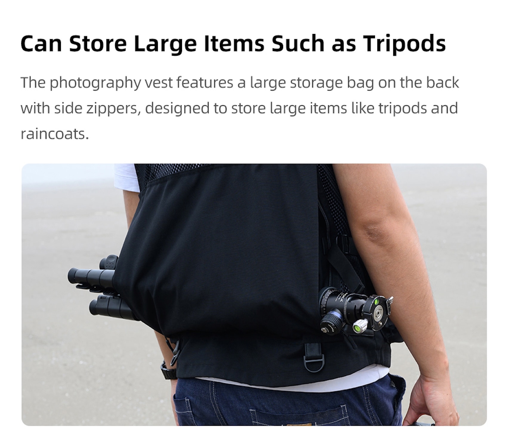 Chaleco para fotógrafos chaqueta fotográfica outdoor unisex