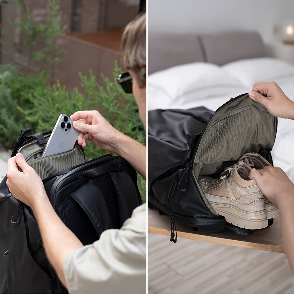 Mochila de viaje OneMo 35L Verde oliva