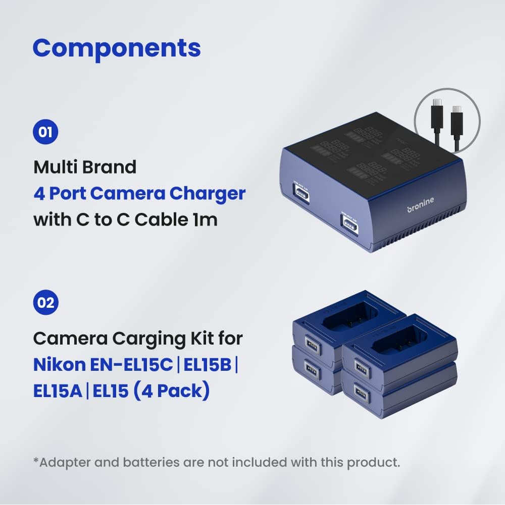 Ładowarka podstawowa Bronine 4-portowa