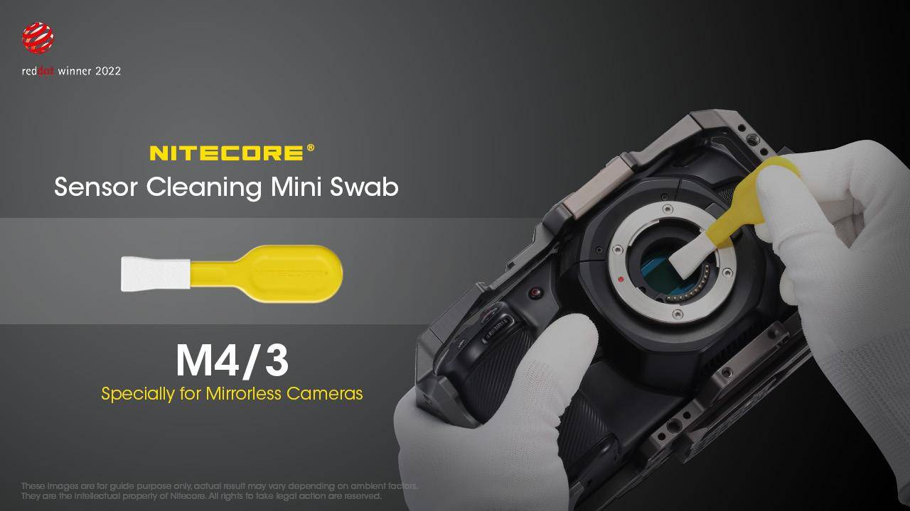 Nitecore sensor cleaning sticks - The solution for dust-free sensors