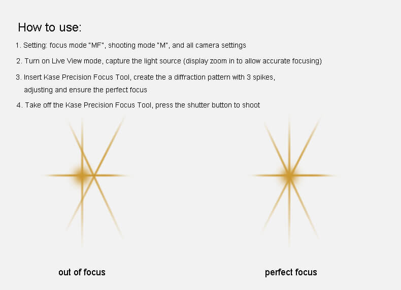 K100 Precyzyjne narzędzie do ustawiania ostrości Astro pomoc w ustawianiu ostrości 100x100mm