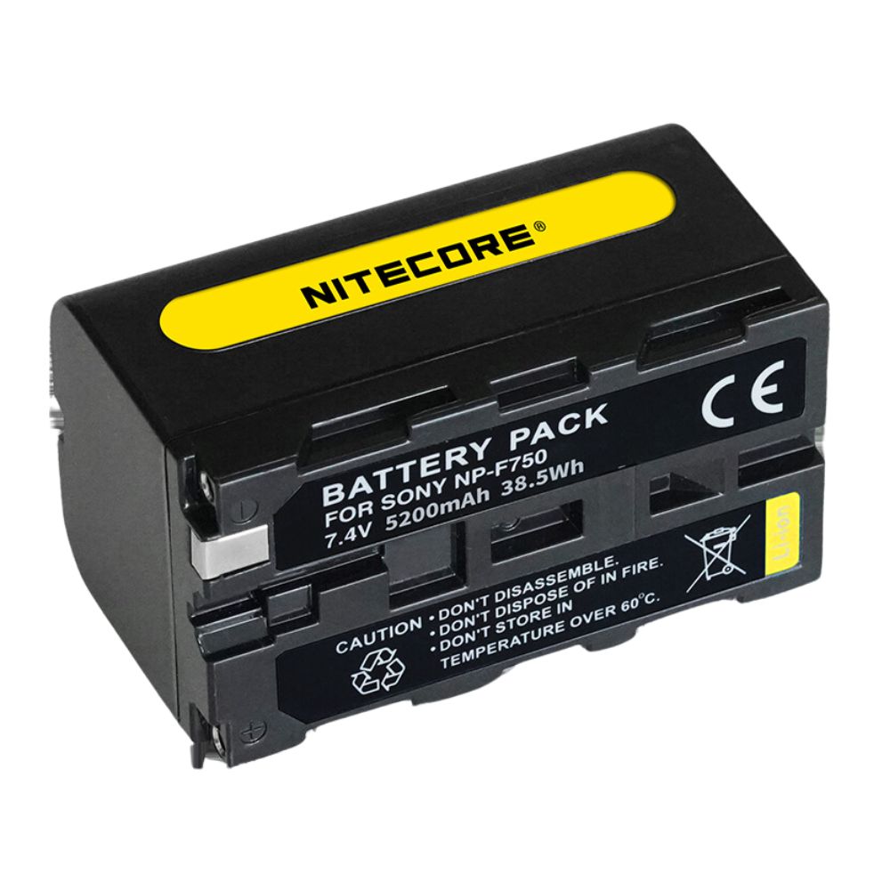 Batterie Nitecore pour Sony NP-F750 5200mAh