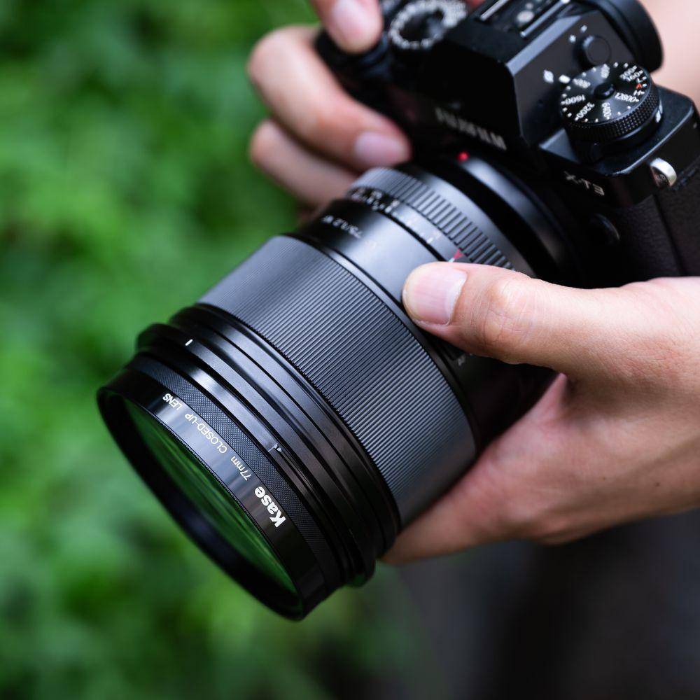 Conjunto de objetivos macro para primeros planos de 77 mm