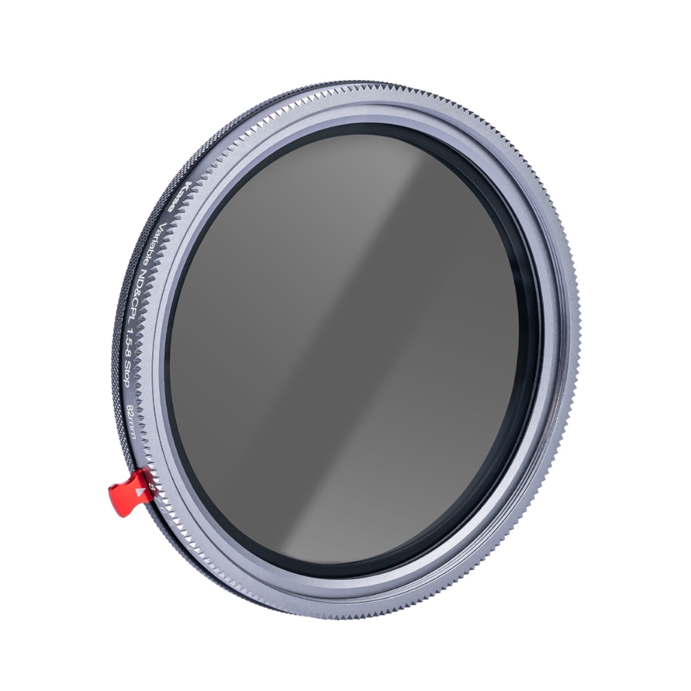 ROUND VND à vis variable avec CPL 1.5-8 stops, capuchon d'objectif inclus