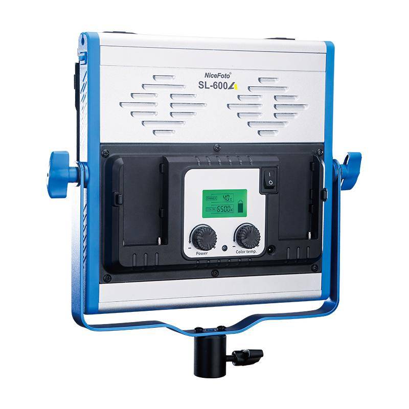 Luce video a LED con treppiede set di 2 con controllo via app ColorGlow Pro 600