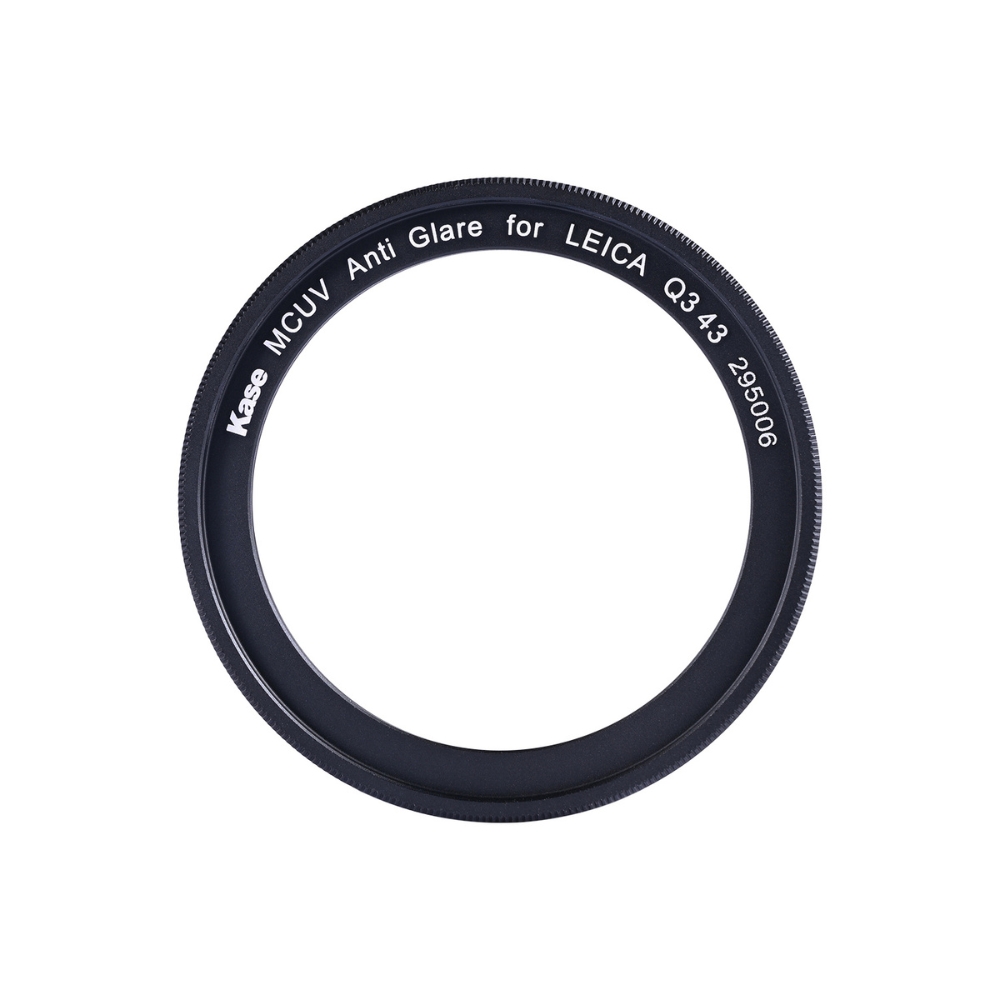 ROUND Filtre de protection à visser pour Leica Q3 43 MCUV