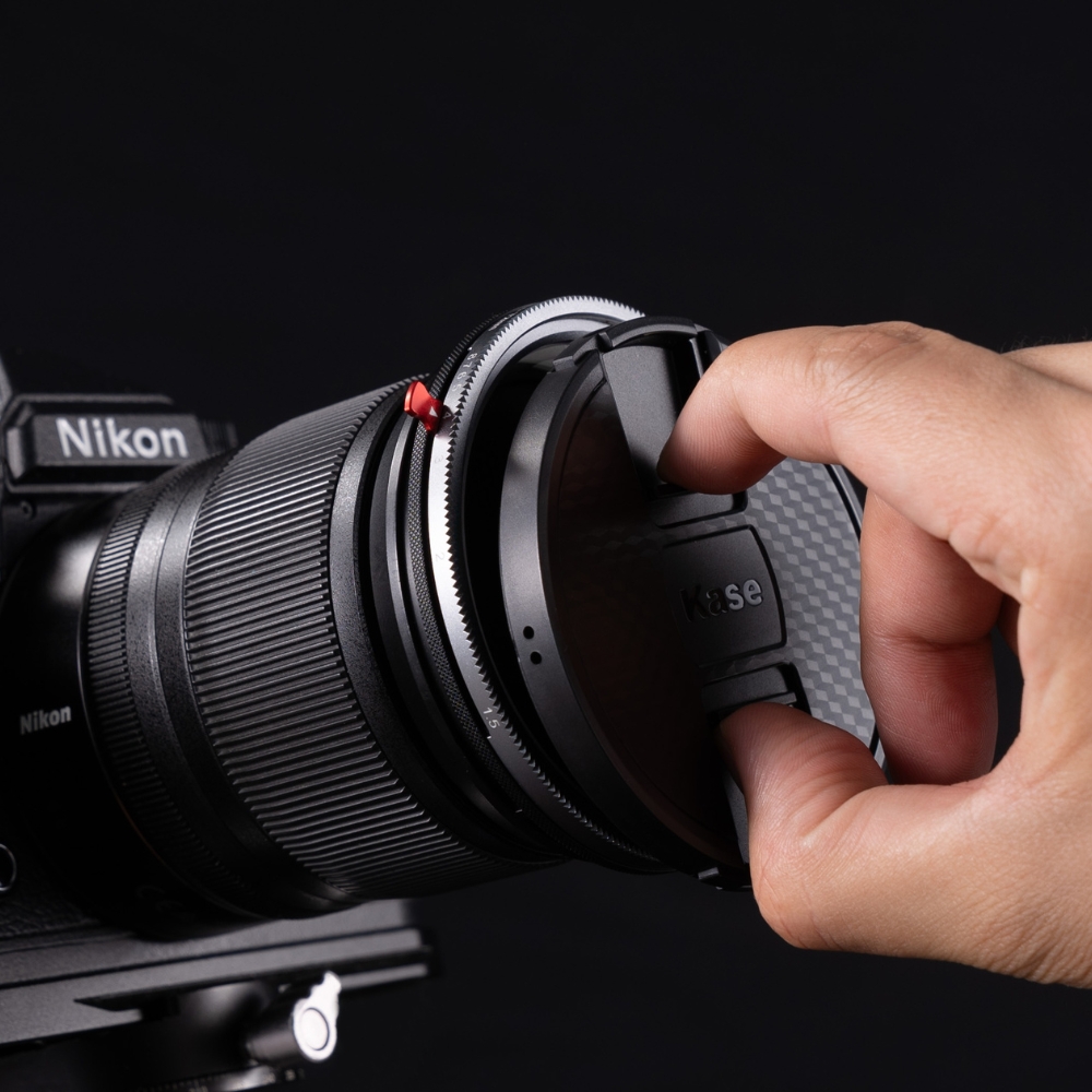 ROUND VND à vis variable avec CPL 1.5-8 stops, capuchon d'objectif inclus