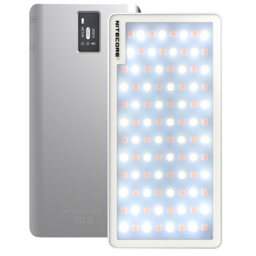 Luz para cámara Nitecore SCL10 con batería integrada