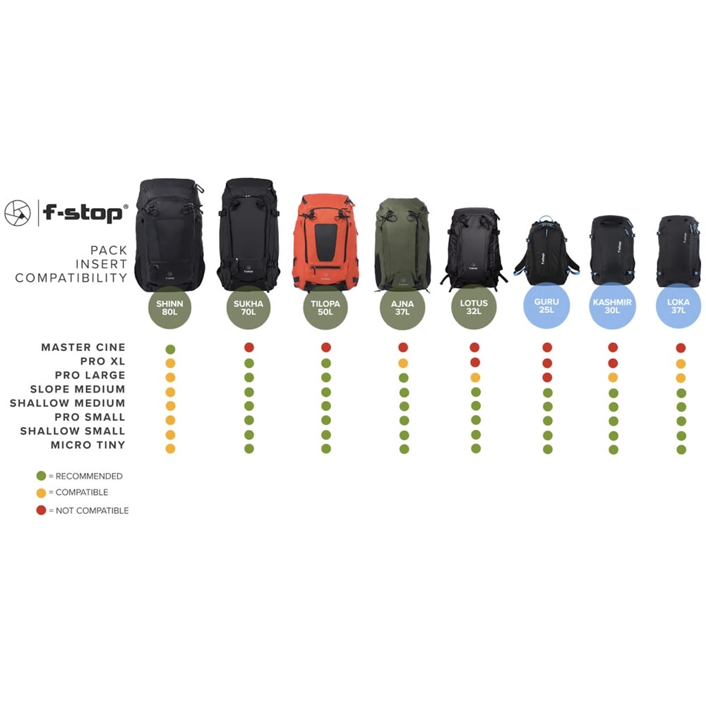 F-Stop Shinn photo backpack Malibu Blue