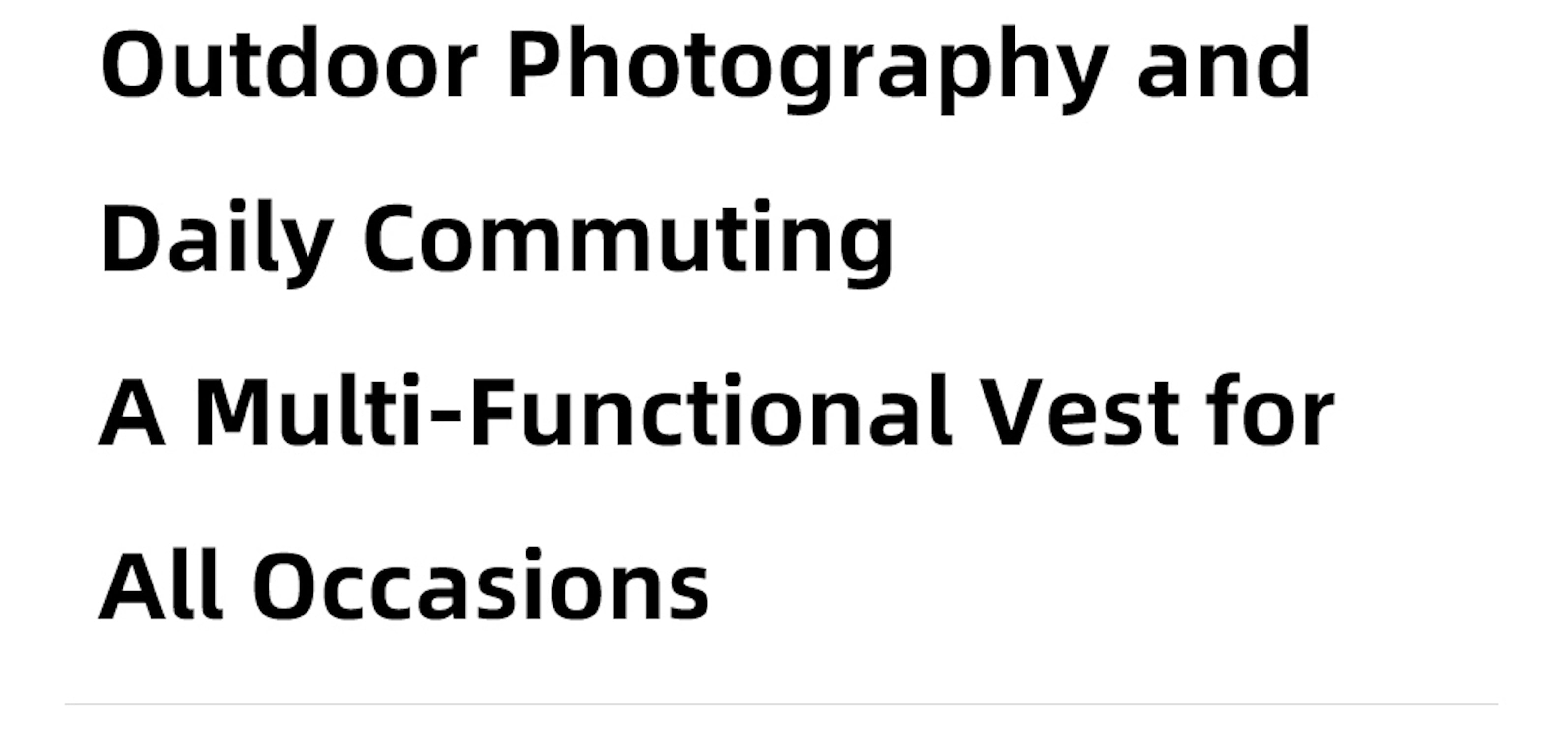 Chaleco para fotógrafos chaqueta fotográfica outdoor unisex