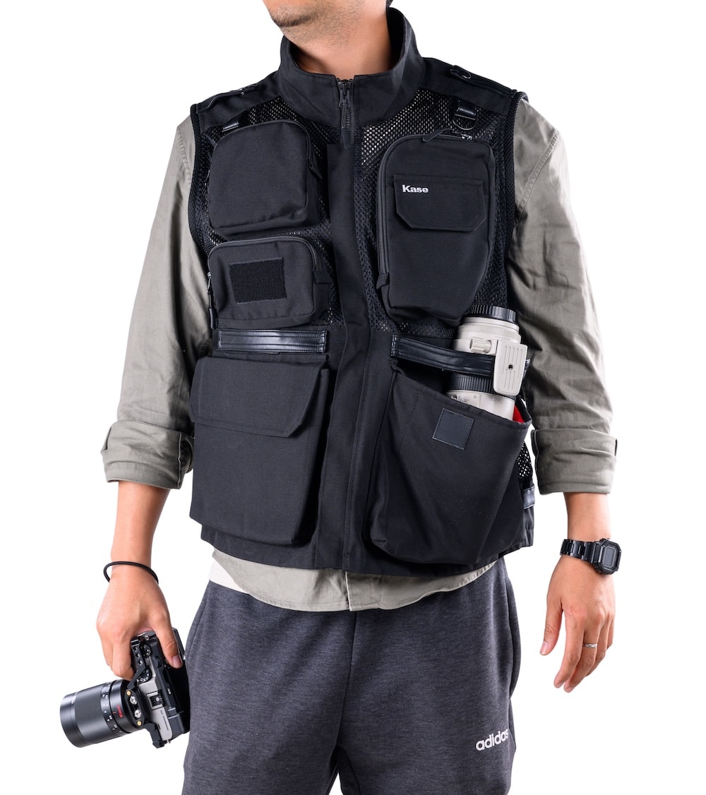 Chaleco para fotógrafos chaqueta fotográfica outdoor unisex