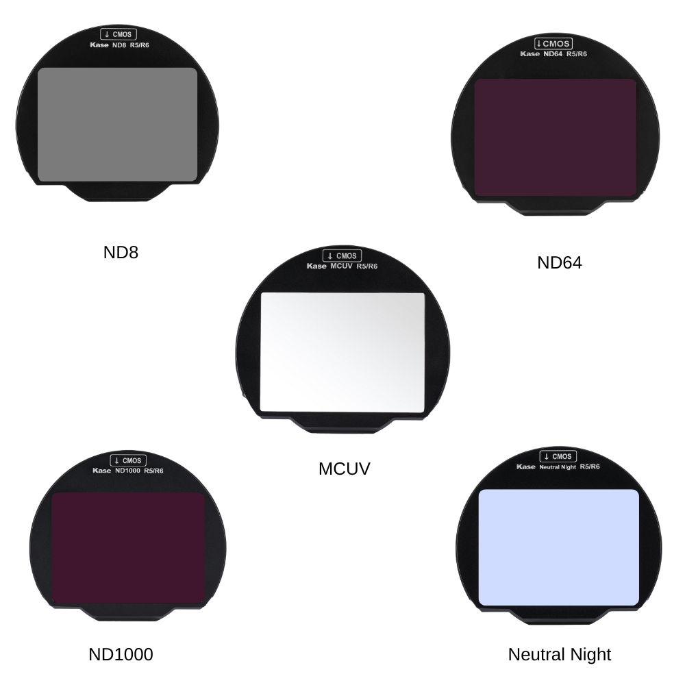 Filtre à clipser pour Canon série R3 R5 R6 - ensemble 5 en 1