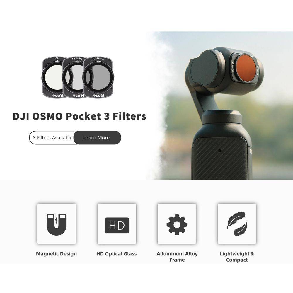 DJI Osmo Pocket 3 Juego de filtros 4 en 1