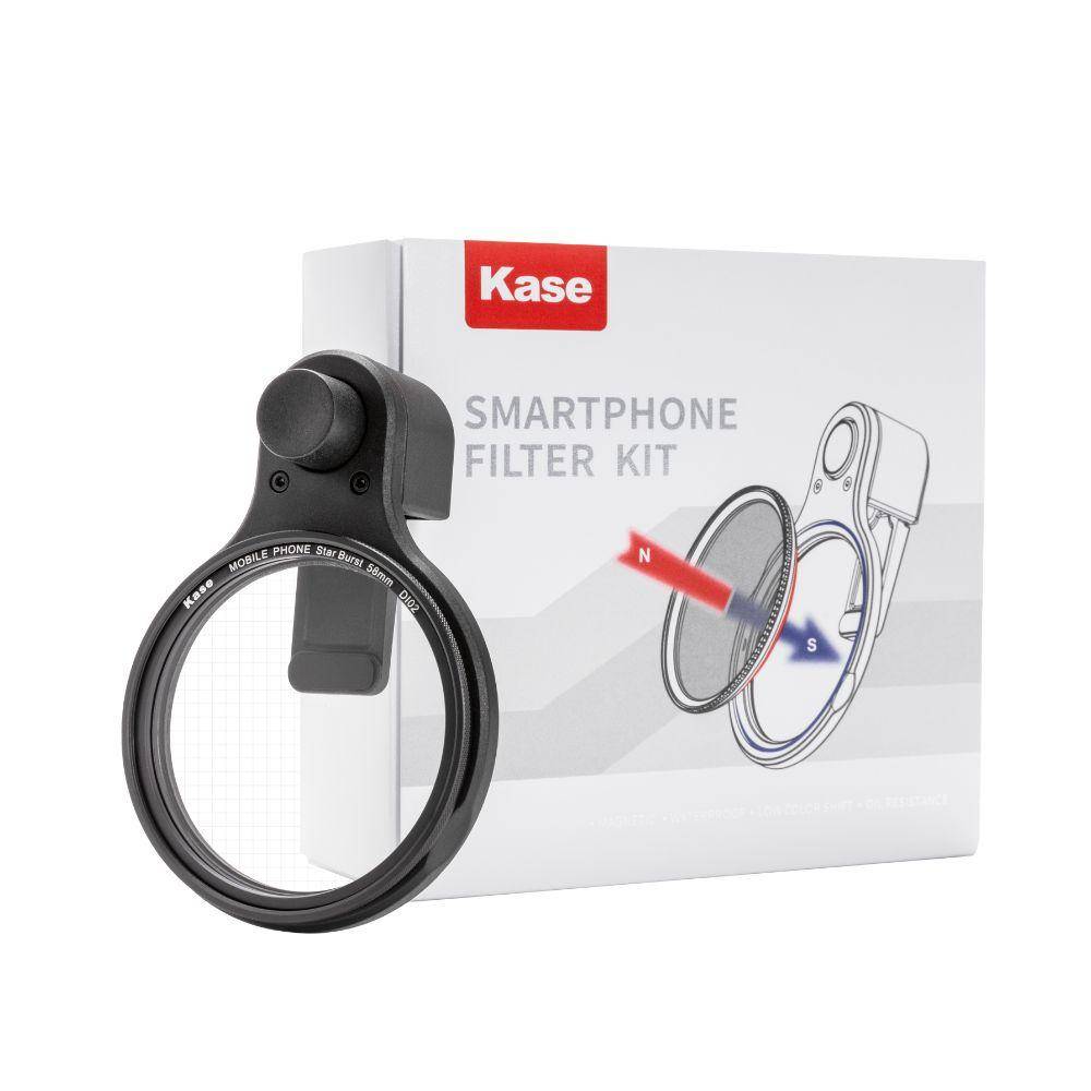 Smartphone Filtro magnético Star Burst 58mm con clip magnético