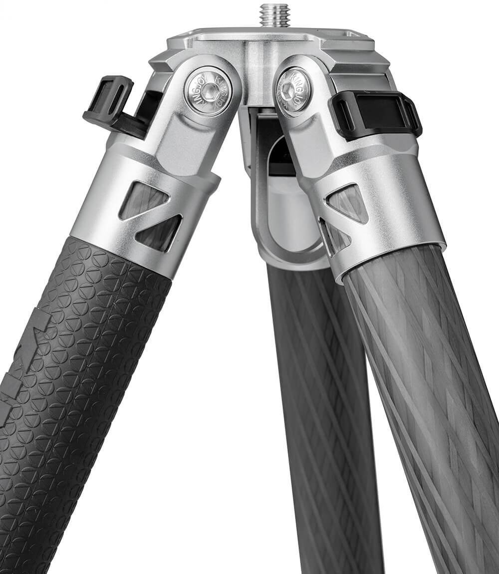 Tripé de carbono Mountain Series C83 sem cabeça de tripé sem coluna central