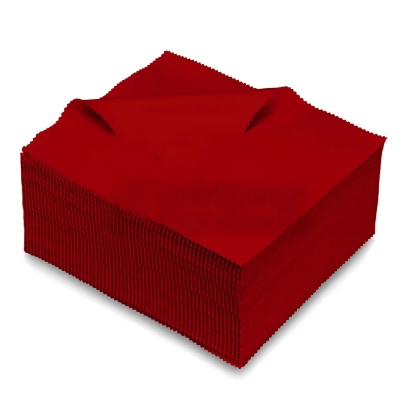 Paño de microfibra 18x18cm rojo 1 pieza
