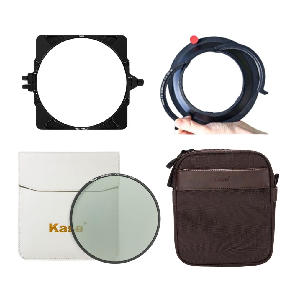 ARMOUR K150P filter holder set for Sigma 14mm F1.4 incl. CPL polarising filter