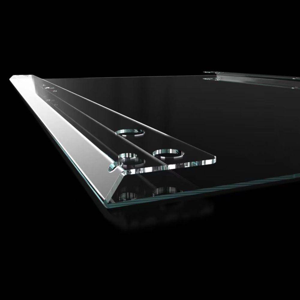 Frameless interchangeable frame glossy