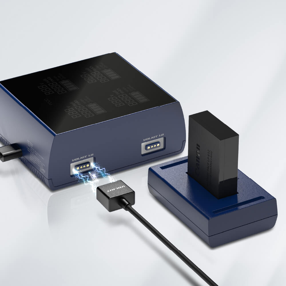 Adaptador de base de carga para cargadores Bronine de 2 y 4 puertos