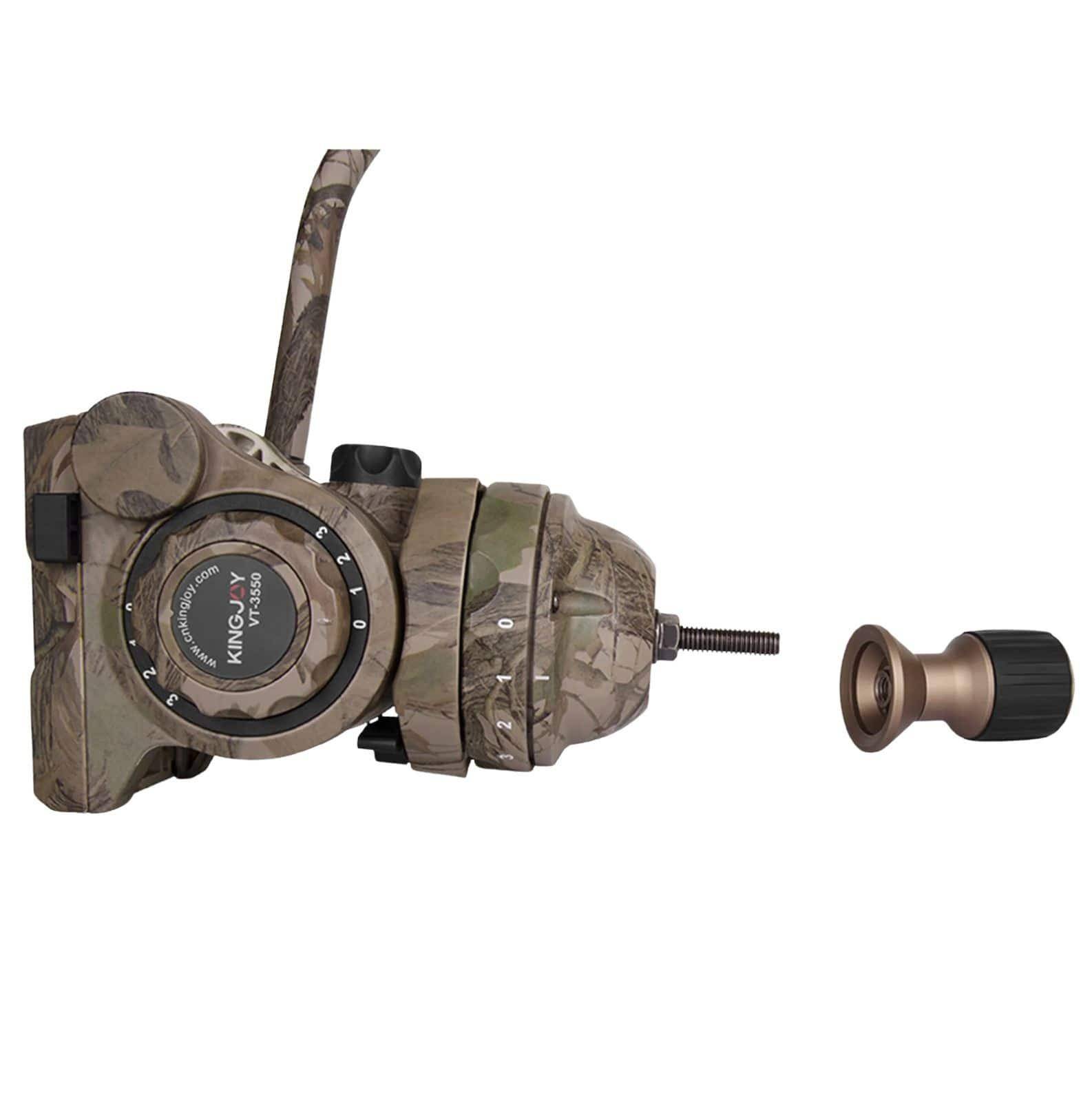 Trípode de carbono de camuflaje Mountain Series C85M con cabeza de trípode VT-3550M