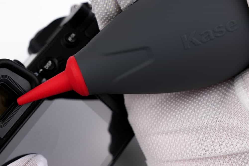 Set di pulizia per obiettivo con filtro e sensore della fotocamera