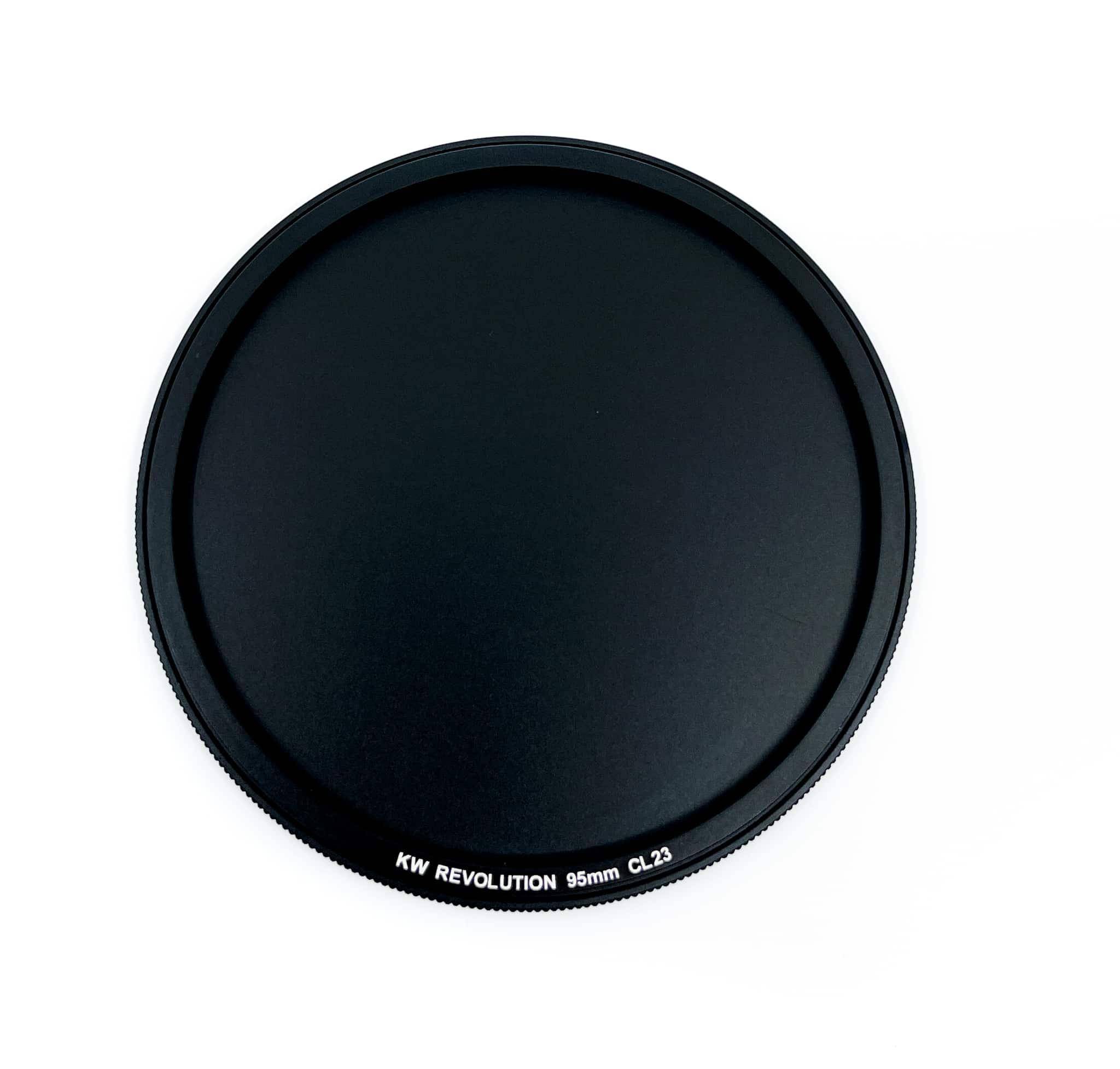 Conjunto de tampa de lente KW Revolution com anel adaptador embutido
