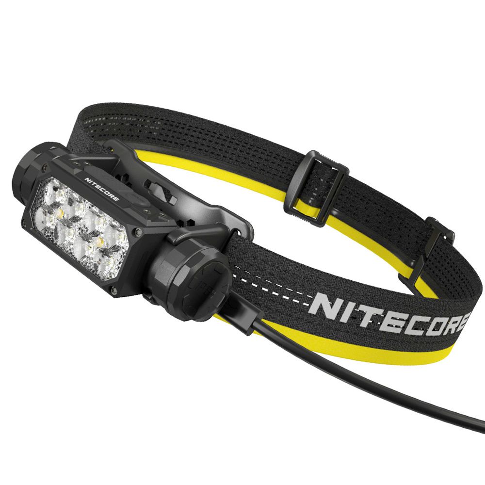 Nitecore HC65 UHE Linterna frontal recargable Ultra High Triple de 2000 lúmenes