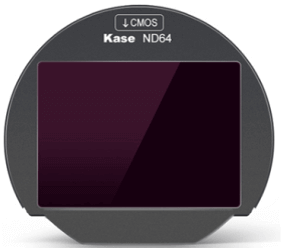 Filtro clip in para Fujifilm X ND64 6 pasos