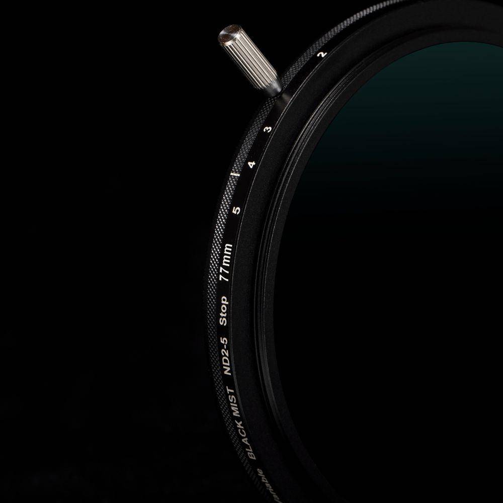 Filtro effetto Black Mist 1/4 avvitabile ROUND variabile + ND 2-5 stop