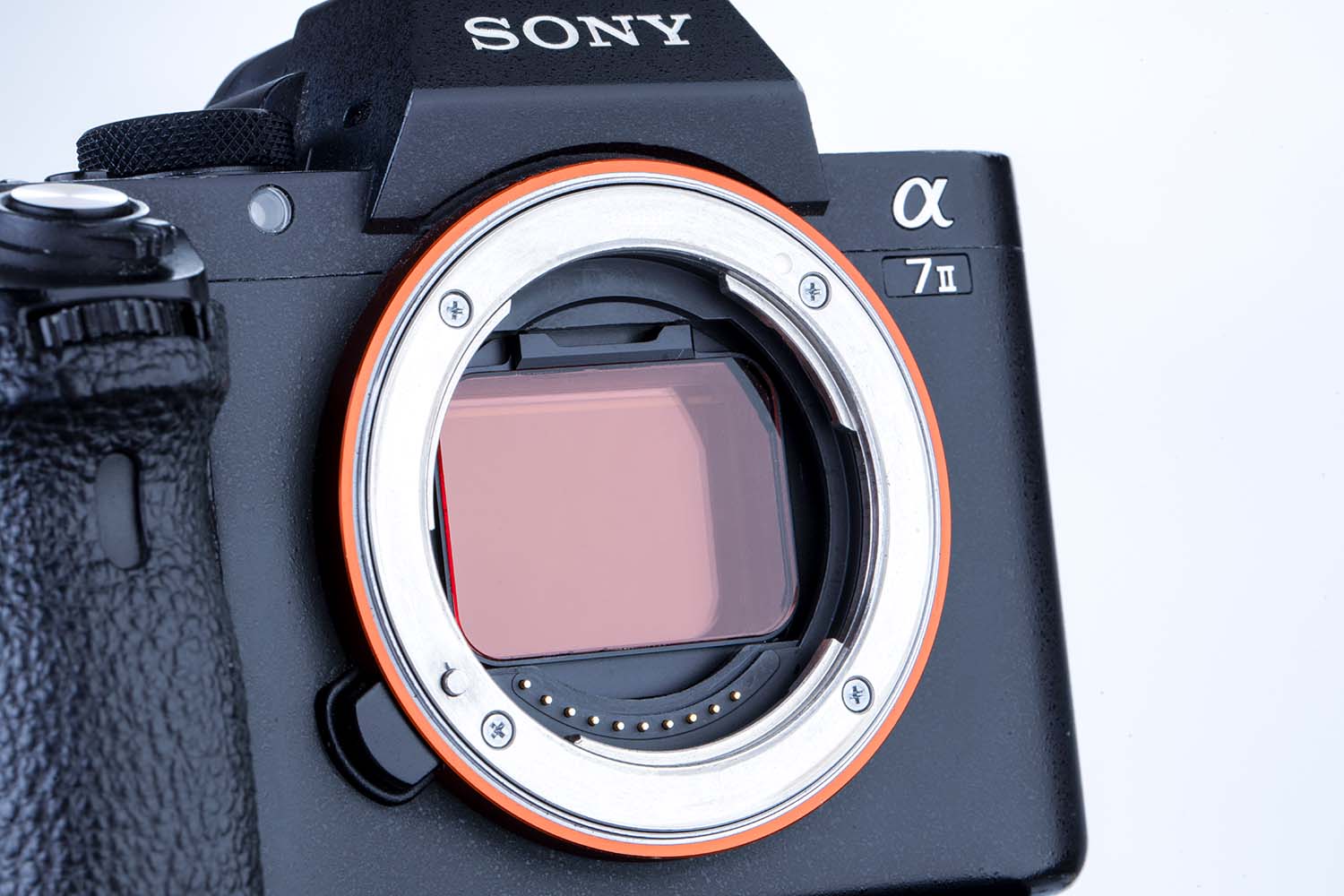 Zapinany filtr do pełnoformatowego podwodnego koloru Sony w kolorze pomarańczowym