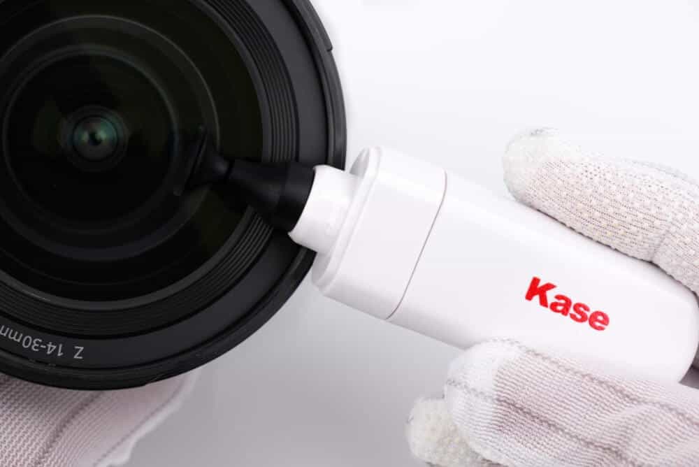 Set di pulizia per obiettivo con filtro e sensore della fotocamera