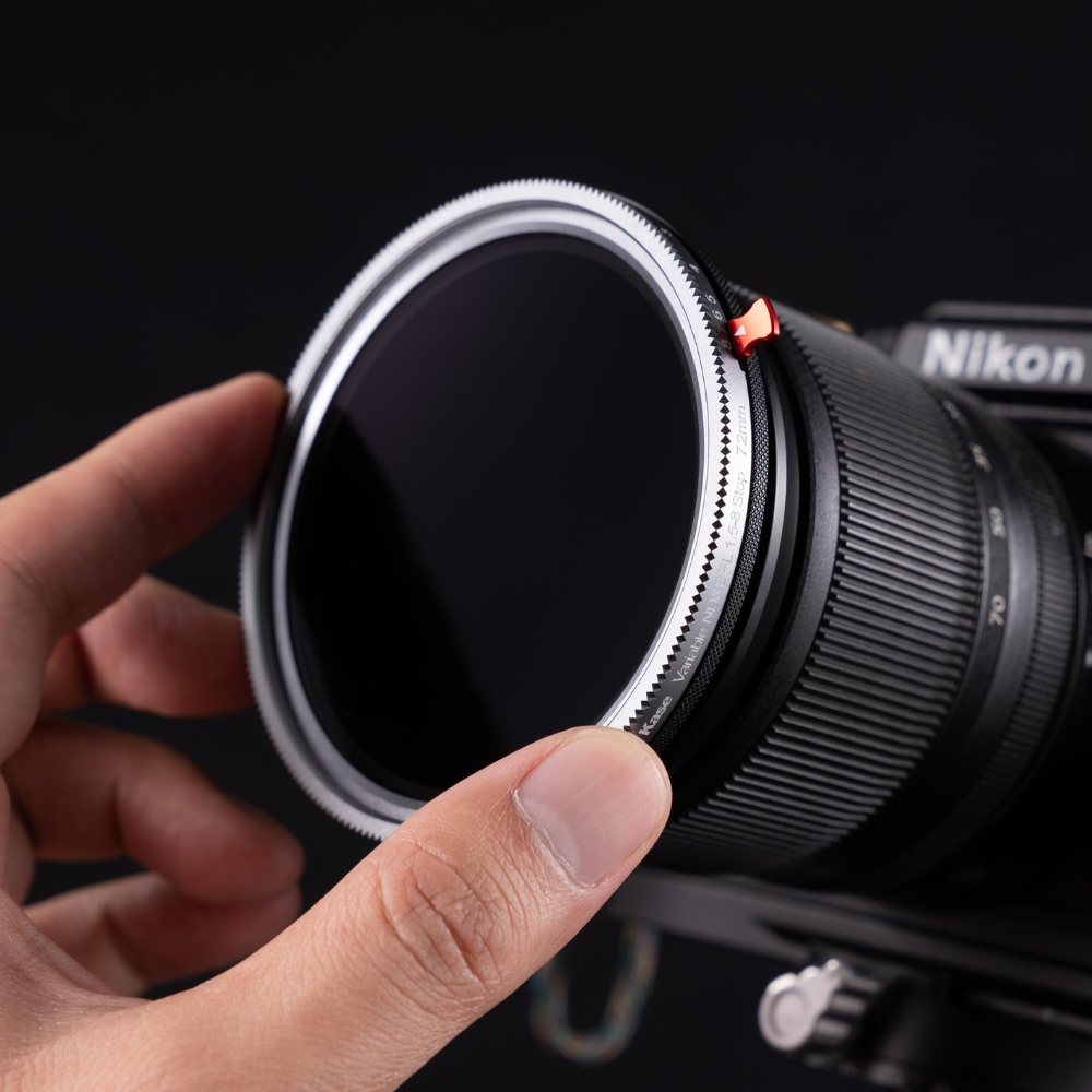 ROUND VND à vis variable avec CPL 1.5-8 stops, capuchon d'objectif inclus