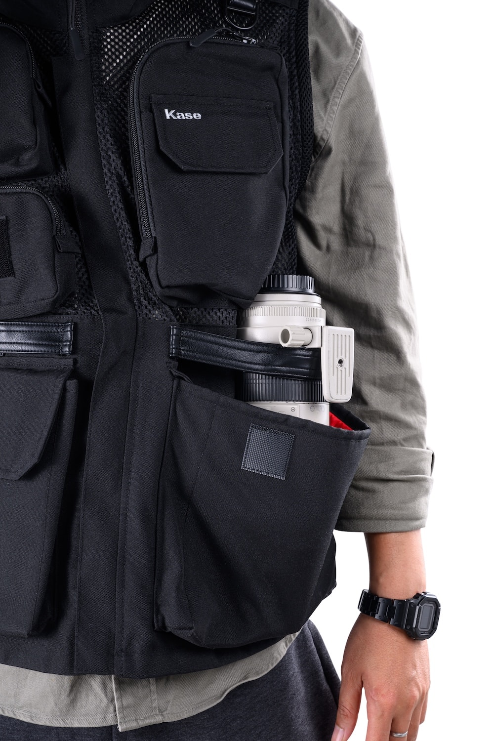 Chaleco para fotógrafos chaqueta fotográfica outdoor unisex