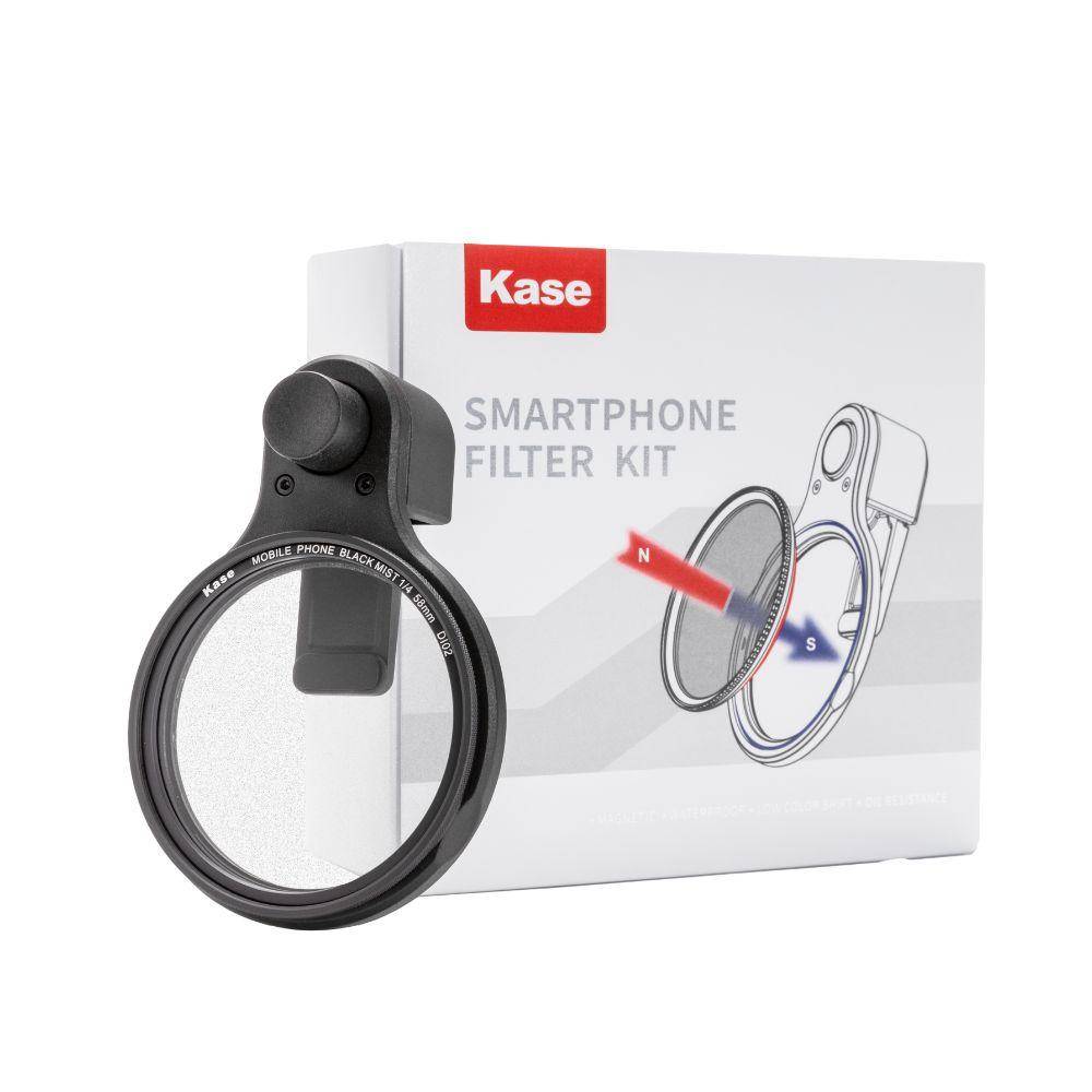 Filtro Magnético Black Mist 1/4 para Smartphone 58mm con Clip Magnético