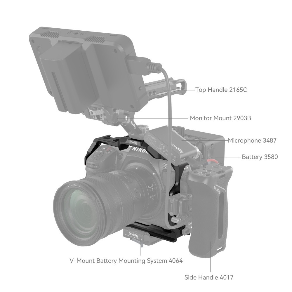Jaula SmallRig Cage para Nikon Z8 3940
