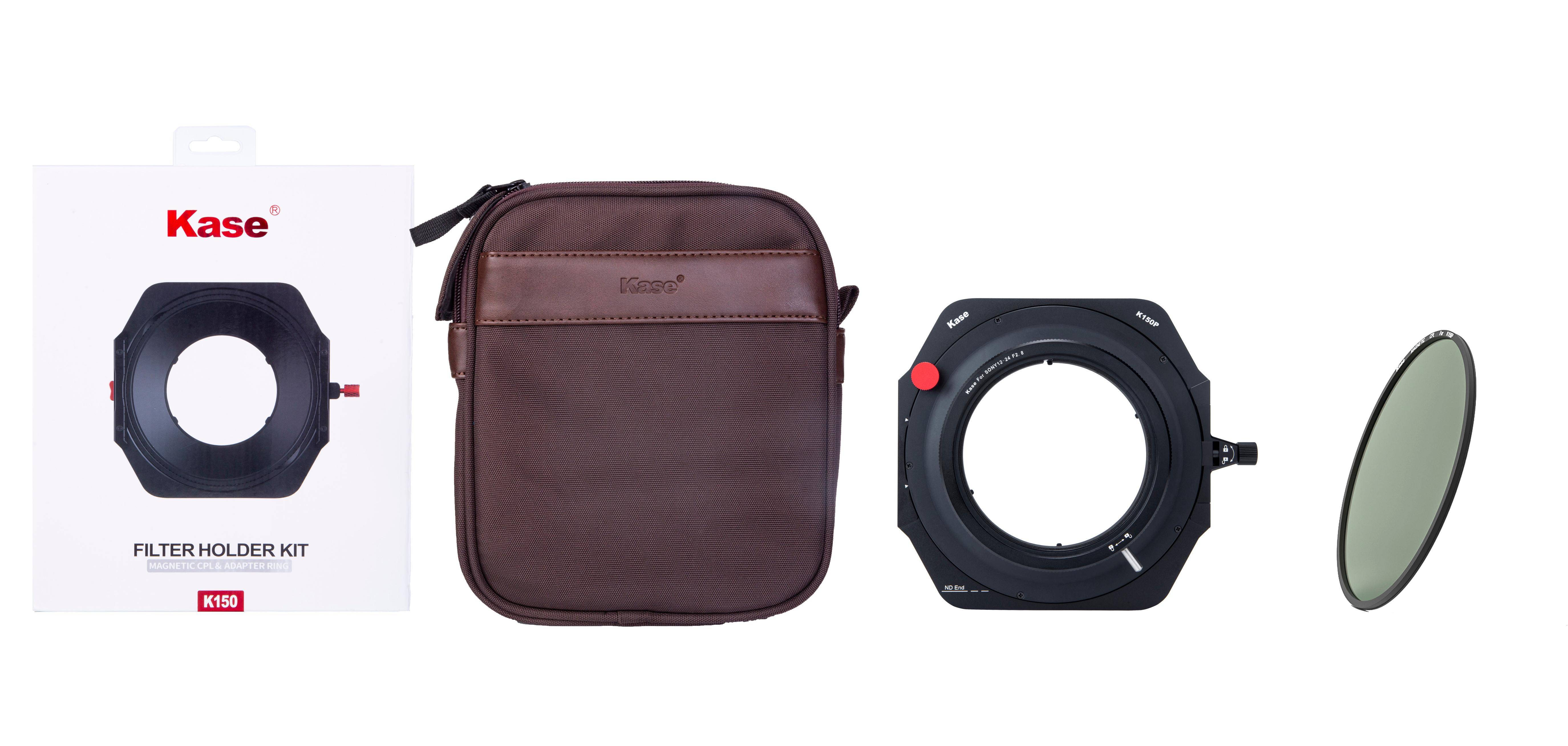 K150P Juego de 2 portafiltros para Sony 12-24mm F2.8 GM con bolsa y filtro polarizador